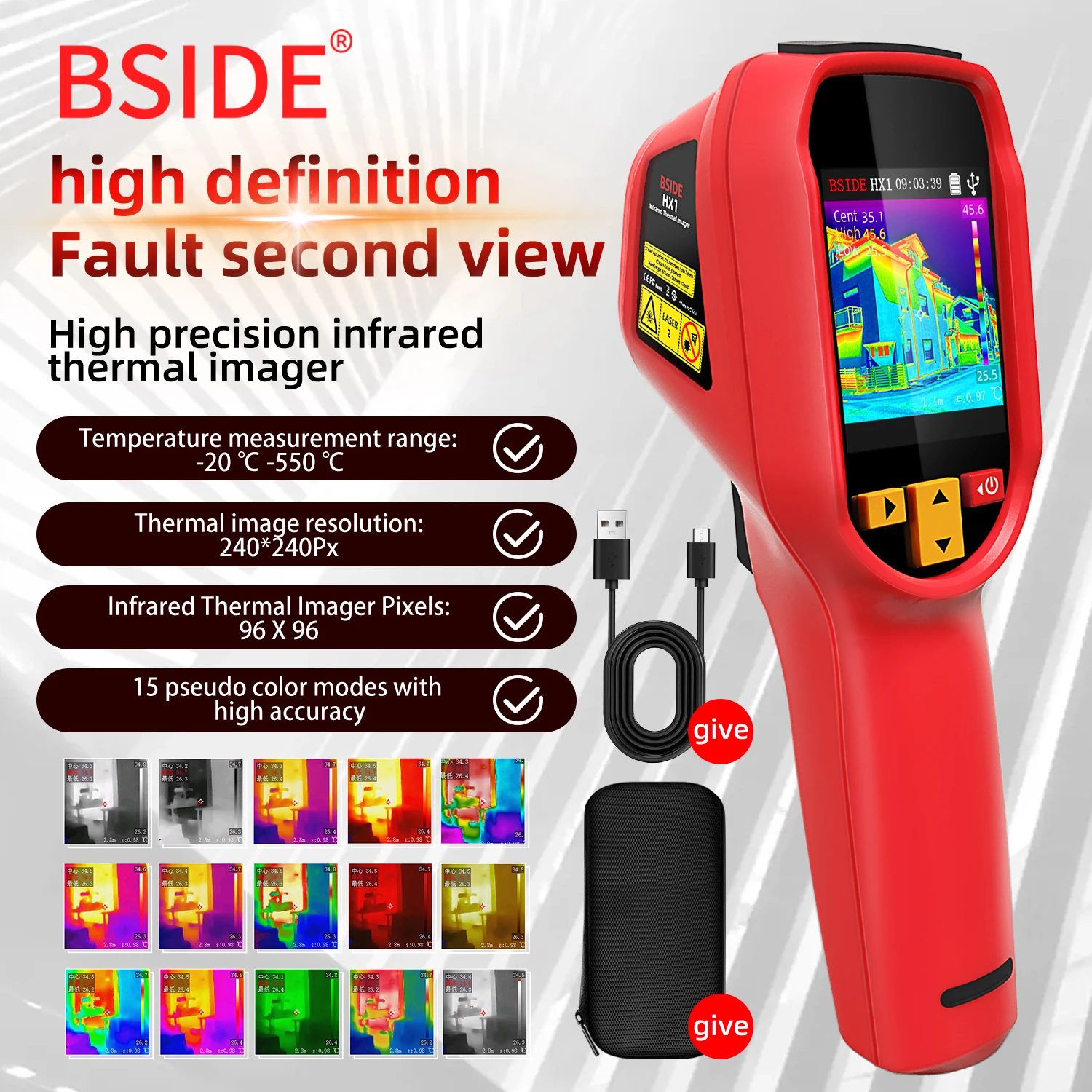 Professional Handheld Thermal Imager - Image 3