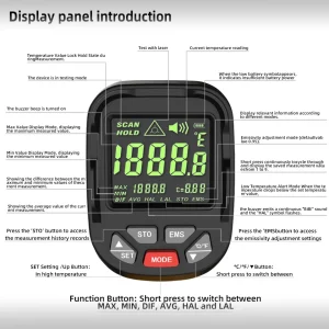 Professional Infrared Temperature Meter - Thumbnail Image 5