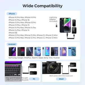 Wireless AI Noise Cancelling Microphone - Thumbnail Image 4