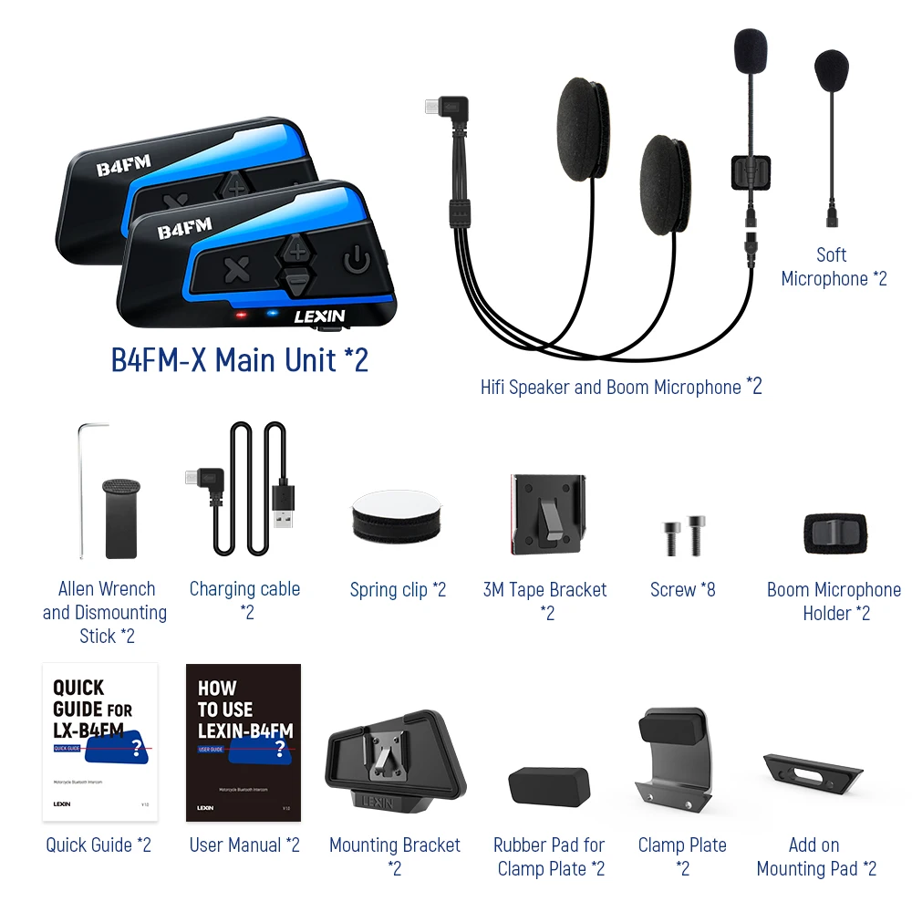 Premium Motorcycle Helmet Intercom - Image 2