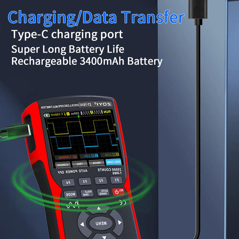 3-in-1 Handheld Digital Oscilloscope - Image 2