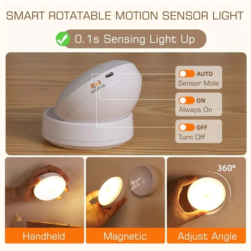 Rechargeable Motion Sensor Night Light - Image 2