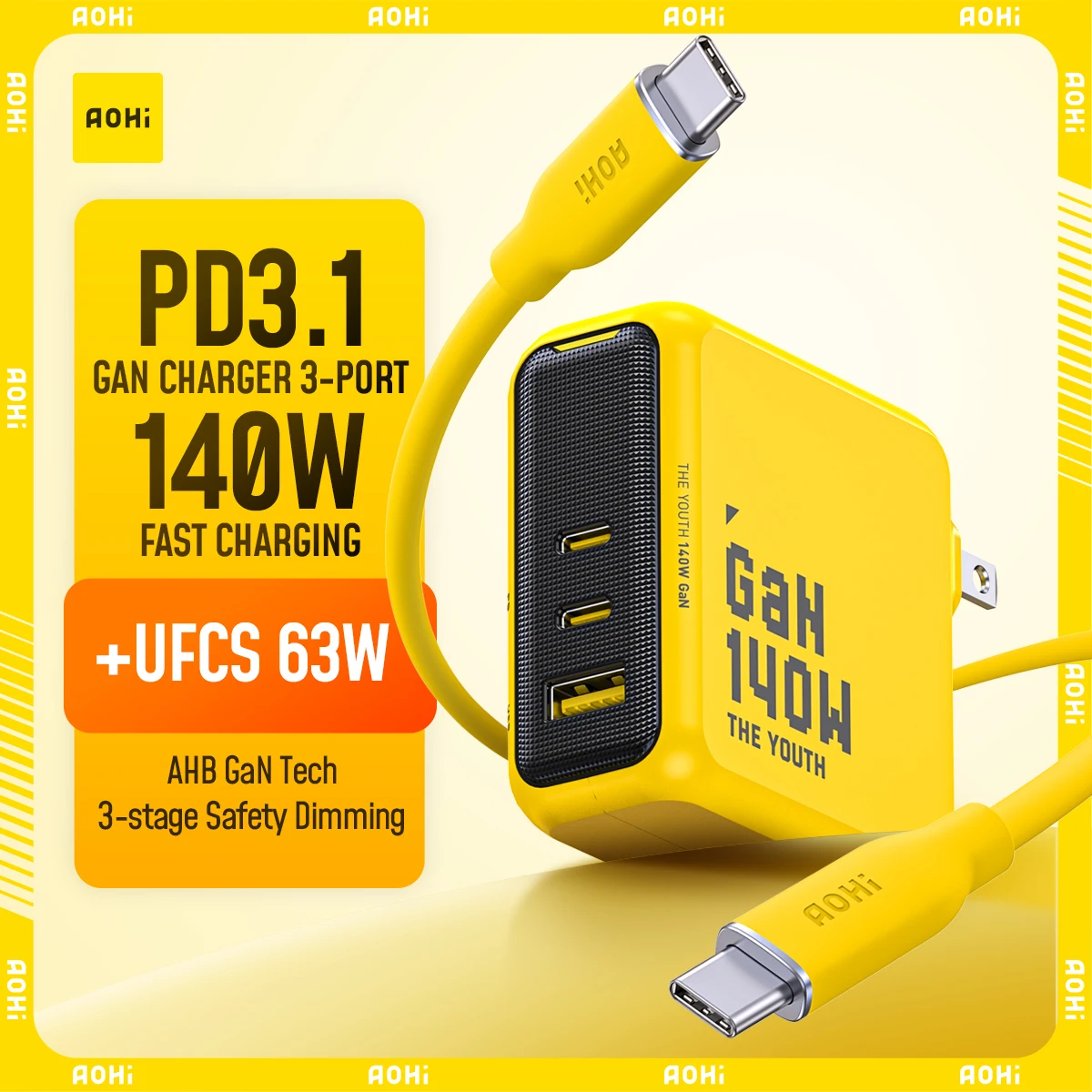 140W GaN Fast Charger - Image 2