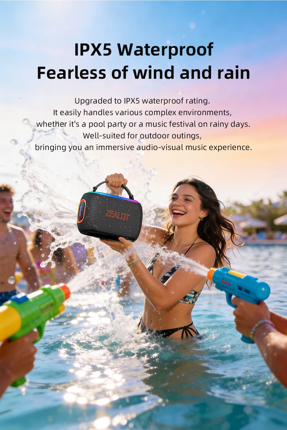 Premium Portable Bass Speaker - Image 3
