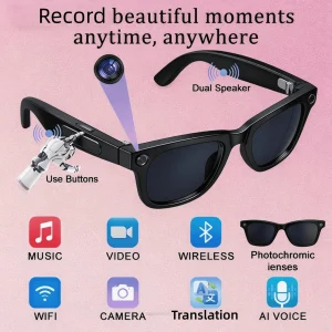 AI Smart Camera Glasses