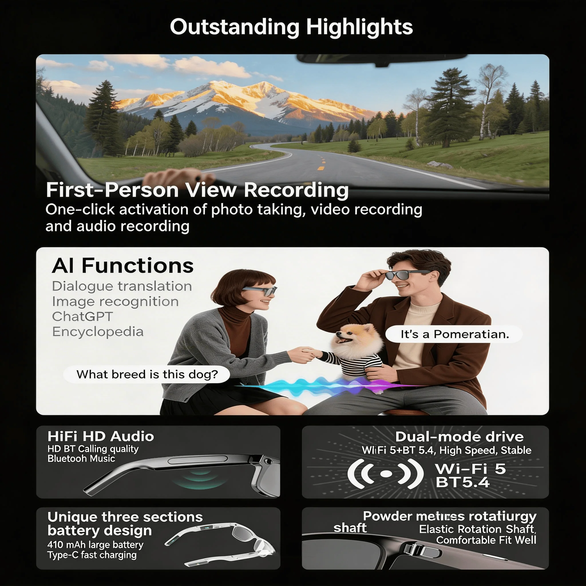 AI Smart Camera Glasses - Image 3