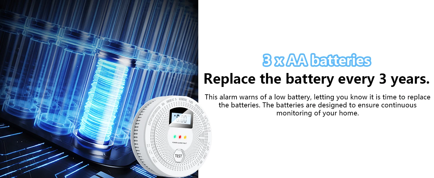 2-in-1 Smoke & CO Alarm - Image 5