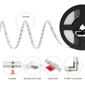 High Density RGB+CCT LED Strip - Thumbnail Image 3