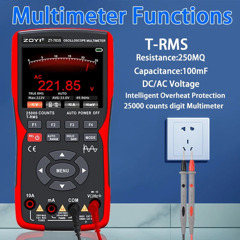 3-in-1 Handheld Digital Oscilloscope - Image 4