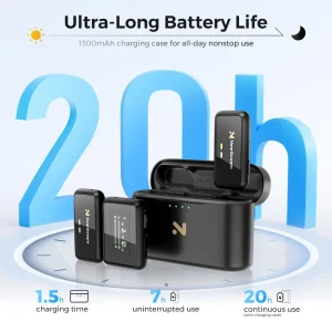 Wireless AI Noise Cancelling Microphone - Thumbnail Image 2