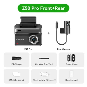 4K Front Rear Dash Cam - Thumbnail Image 5